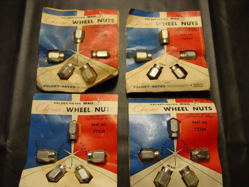 Kelsey hayes stripper wheels left hand lugnuts acorn nuts n.o.s.  magstar oem