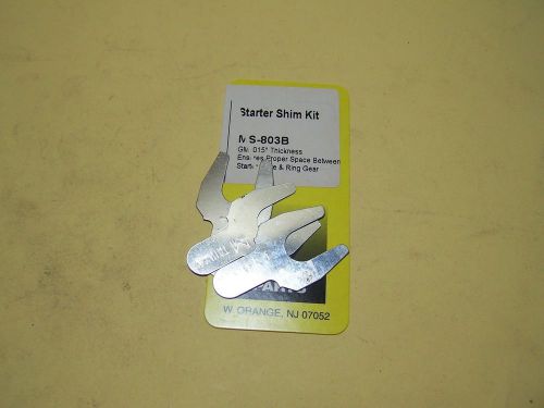 Gm starter shim set - 3 pc. set for starter motor alignment .015" thick