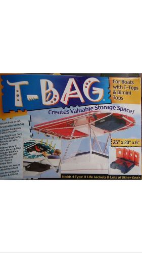 T-bag t-top storage pack holds 4 type ii pfds 253 pfdt4 boat top life jacket