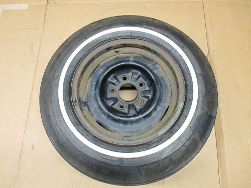 Non dot 1965 1966 corvette spare with goodyear 15&#034; tire &amp; original jk wheel rim