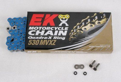 Ek chain honda cbr929rr blue 520 mvxz motorcycle drive quadra x-ring o-ring x o