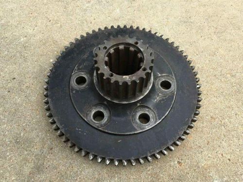 Brinn reverse mount flywheel with htd belt drive dirt late model imca race car