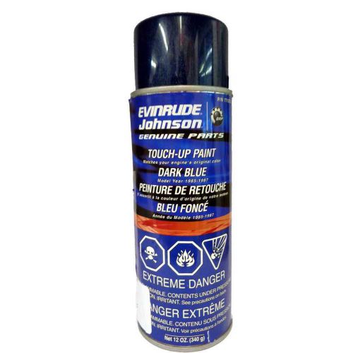 Oem brp omc johnson evinrude 1985-1987 dark blue touch-up spray paint