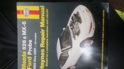 Haynes repair manual mazda 626 and ford probe 1993-2001