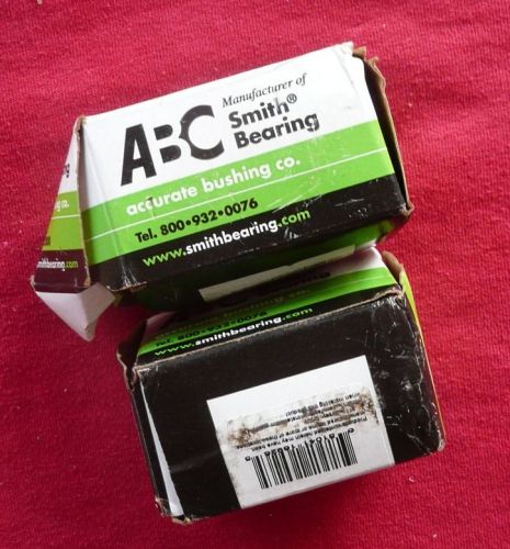 Lot of two (2) abc smith bearing part bacb10hj10 (yat-10-xd)