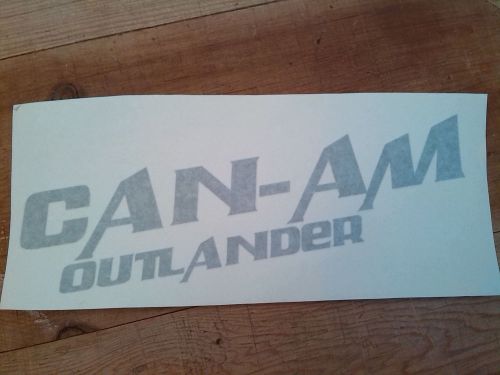 Custom can-am outlander cut vinyl decal atv quad auto sticker