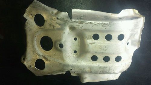 1985 1986 honda 250r atc oem frame motor skidplate 85 86 atc250r skid plate