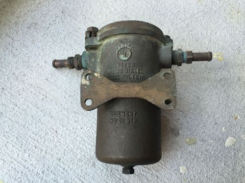 Bronze groco gf 375 fuel filter housing gas or diesel fuel