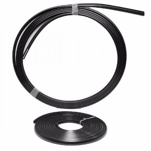 Rub rail kit marine barbour 1 1/2 in x 44 ft black boat precut w/ insert