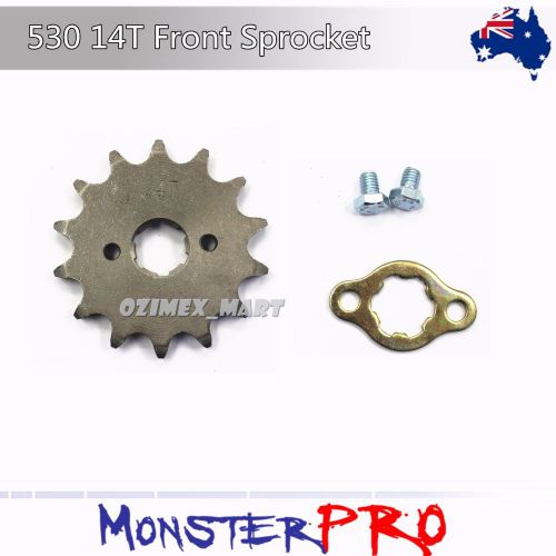 14t 20mm front sprocket cog 530 chain pit pro trail dirt quad bike atv buggy