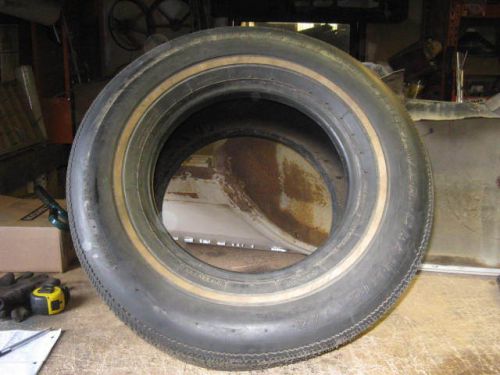 Nos bf goodrich lifesaver classic t/a hr60-14 low-profile whitewall vintage tire