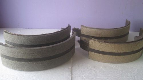1960-61 ford falcon  brake pads shoes front back nos rebonded  one axle 2 wheels