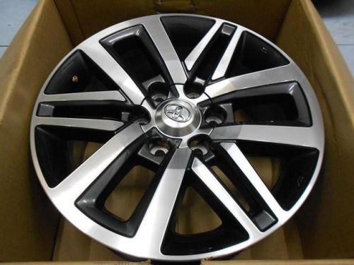 New genuine oem toyota fortuner wheels rims 18&#034; 6h x pcd 139 4x4 4wd