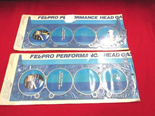 New set of fel-pro 1004 chevy 400 ci head gaskets,no steam holes,.038 thick