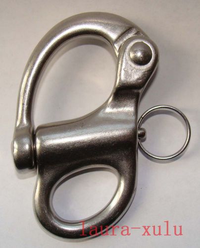 Free us shipping 3.7"   316# stainless steel snap shackle sailing boat yacht