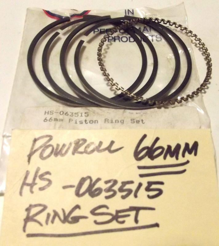 Buy Powroll BIG BORE racing piston RING SET HS063515 2.598" 66mm