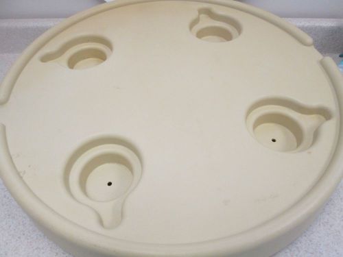 Molded plastic table top 21&#034; dia