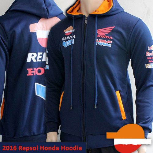 2016 honda repsol marquez pedrosa motogp pit blue navy jacket hoodie m l xl sz