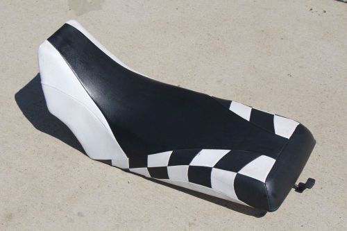 1987-2006 yamaha banshee complete seat cover latch foam pan checkered flag f-15