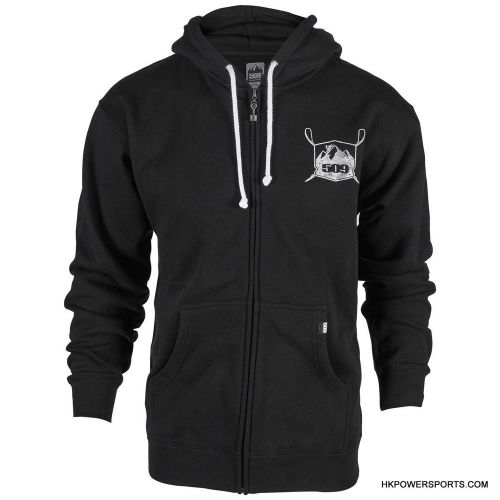 New 509 mens badge zip hoody medium nwt sweatshirt top snowmobile winter mx dirt