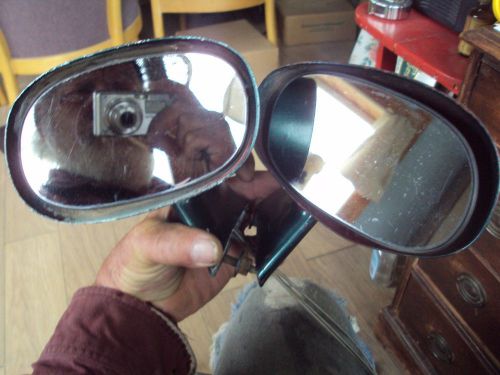 Rat rod vintage original mirrors ford? dodge? chevy? sport green barn find