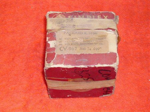 1936  packard  120  piston ring set. .030-039.