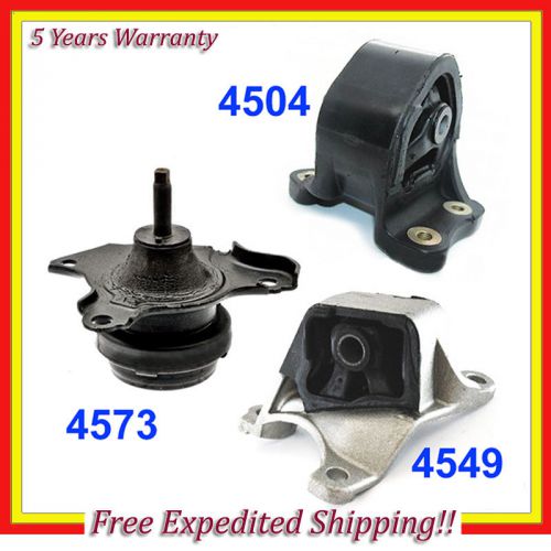 Set 2pcs engine motor mount 2003-2011 honda element 2.4l l4 4504 4549 4573 m1102