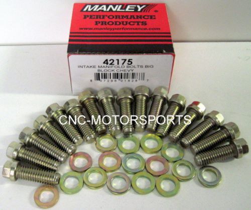 42175 manley hex intake manifold bot kit bb chevy bbc
