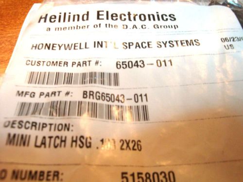 16ea connector body honeywell p/n 65043-011 - aircraft p3 orion - heilind elect.