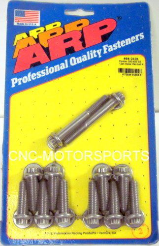 Arp intake manifold bolt kit 494-2101 pontiac 350 455 uses 3/8" socket
