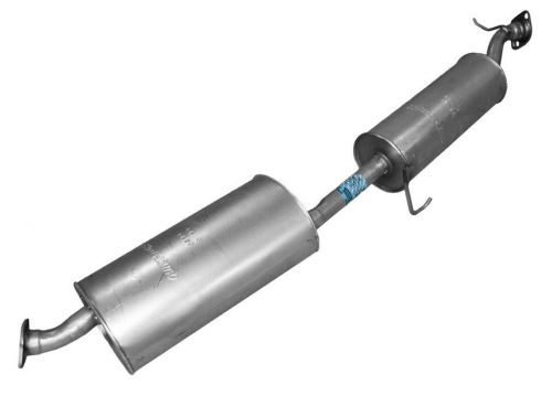 Exhaust muffler assembly-quiet-flow ss muffler assembly fits 03-11 honda element