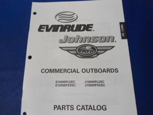1998 evinrude johnson parts catalog , 100 commercial outboards