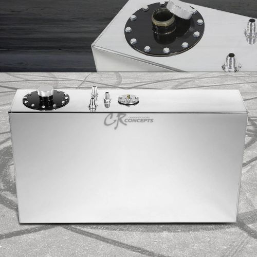 Buy 17 GALLON TOPFEED POLISHED ALUMINUM SLIM GAS FUEL CELL TANK+LEVEL SENDER+FOAM in Rowland
