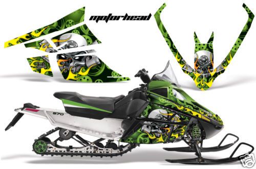 Amr sled sticker kit arctic cat f series graphics motor