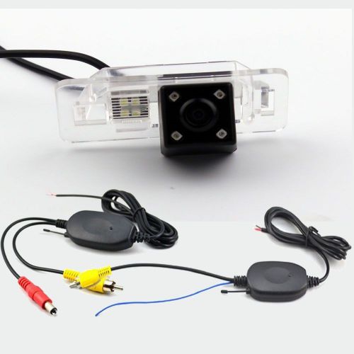 Wireless car rear view backup ccd color camera for bmw 3 / 5 series / x5 / x6