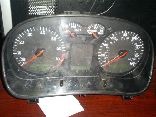 Volkswagen jetta speedometer cluster; (cluster), vin m (8th digit), 2.8l (6 cy