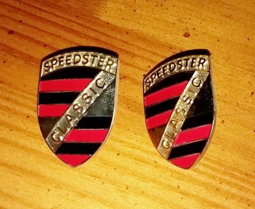Porsche 356 speedster classic pin emblem sale is for two (2) nib