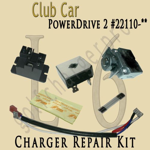 Club car golf cart powerdrive 2 charger repair kit model # 22110 level 6