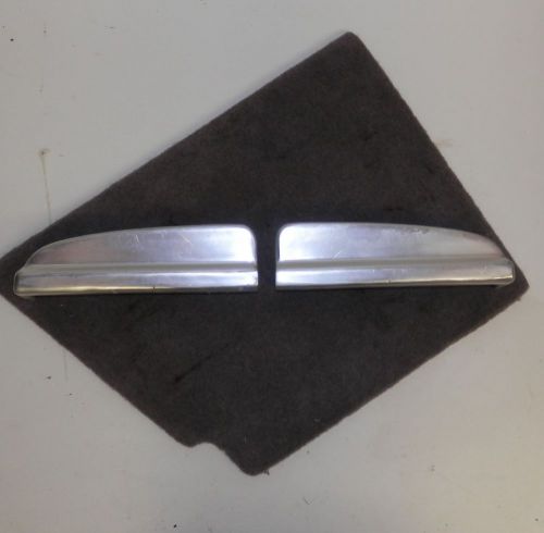 Vintage aluminum gunwhale - stern - end caps - 1960 - boat fiberglass