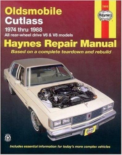 Oldsmobile cutlass service manual 1988 1987 1986 1985 1984 1983 1982 1981 1980