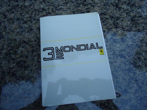 Ferrari 3.2 mondial nos owners manual rare north american version 1st edition