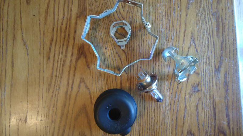 Honda shadow vt600 vt 600 vlx headlight bulb boot bracket reflector mount clip