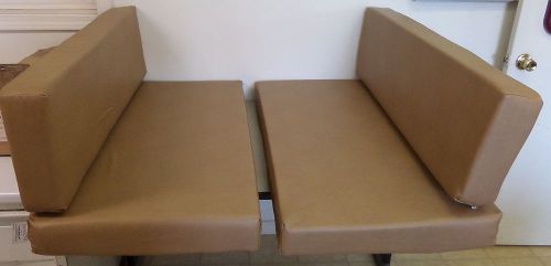 Set of 40" x 24" rv camper palamino dinette cushion covers only wells sand