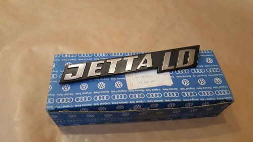 Vw jetta ld mk1 emblem rear, badge, schriftzug neu genuine vw