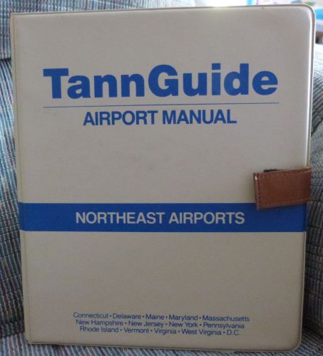 1993  tannguide jeppesen northeast airport manual  pa ny nj ri ct va md nh ma
