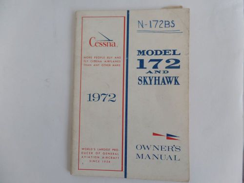 Pilot operating manual, cessna 172    1972