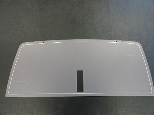 Grey aluminum glove box door 20 5/8" x 8 1/4"  592217 marine boat