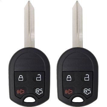 2 new uncut 4 button remote head keys keyless entry key oem #164-r8073 (2x 8073)