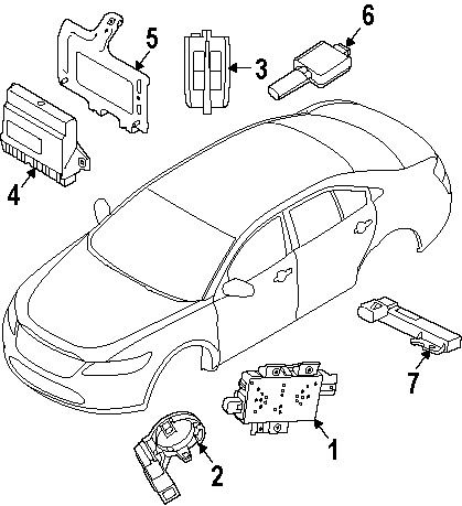 Ford\lincoln 8a5z15607b genuine oem ignition immobilizer module