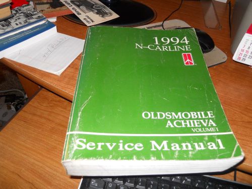 Oldsmobile 1994 n-carline achieva service manual vol. 1 only
